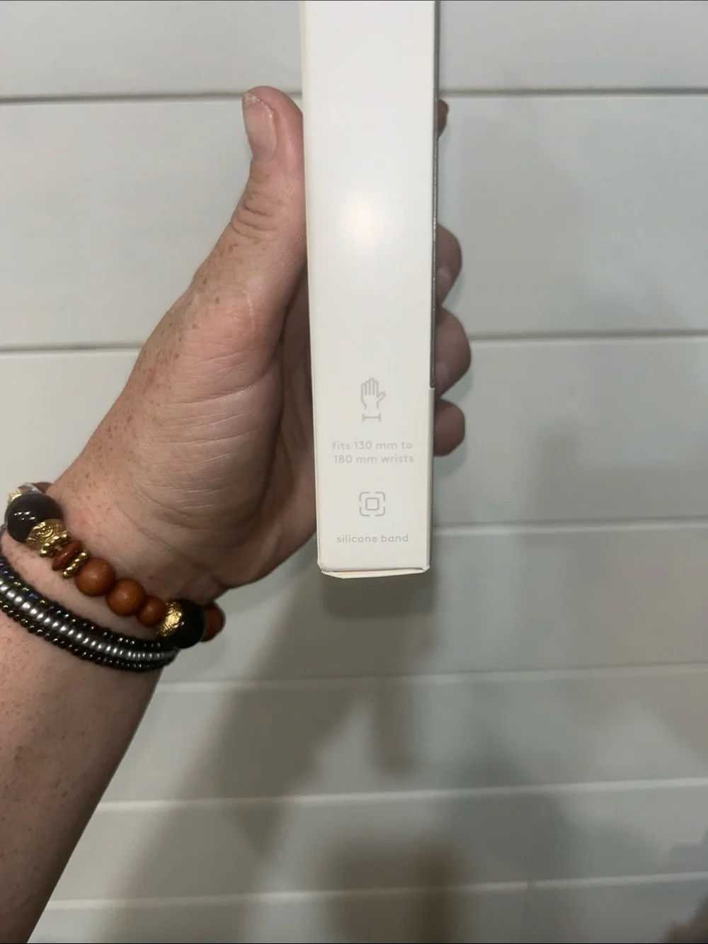 heyday Peach Ribbed Magnetic Apple Watch Band
